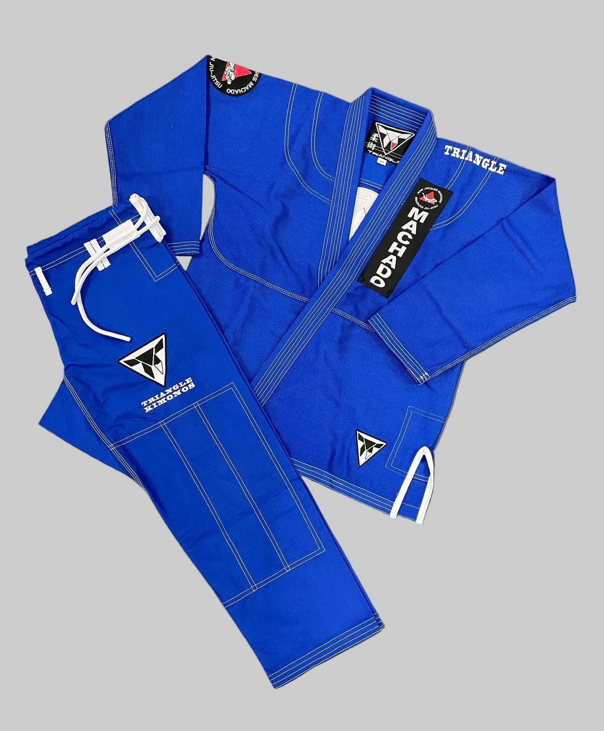 BJJ Gi - Jean Jacques Machado - Blue with White Trim
