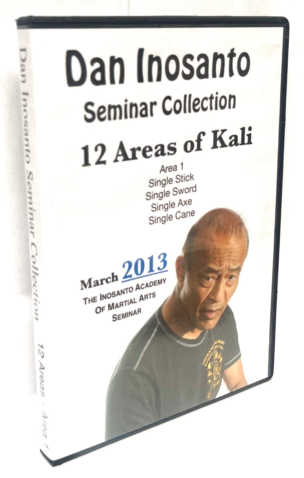 Inosanto 2013 12 Areas of Kali Area 1 DVD | Dan Inosanto | Single Stick Sword Kali FMA