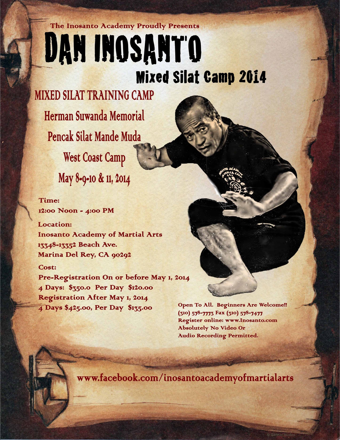 Inosanto - 2014 - Mixed Silat Camp - 8 DVD Set