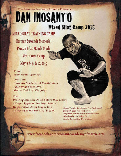 Inosanto - 2015 - Mixed Silat Camp - 8 DVD Set