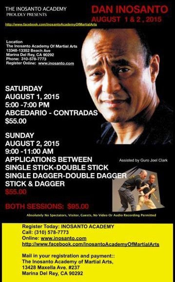 Inosanto - 2015 - Abecedario day 2 - Applications - DVD
