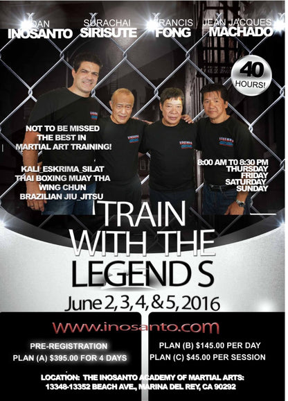 Inosanto - 2016 - Legends - 8 DVD Set