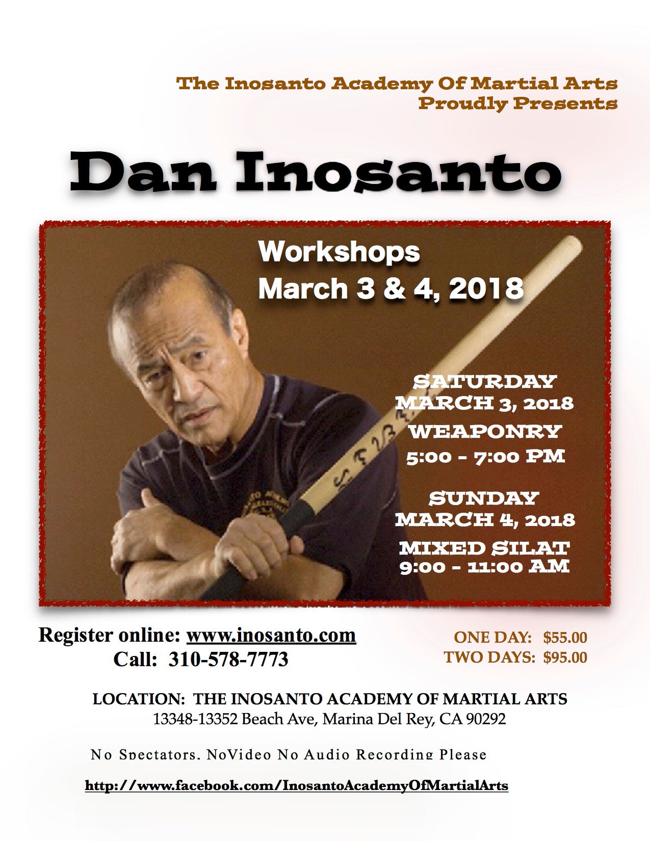 Inosanto - 2018 - Weaponry - DVD