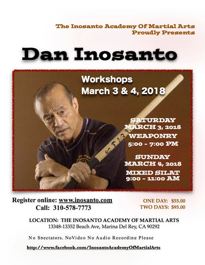 Inosanto - 2018 - Weaponry - DVD