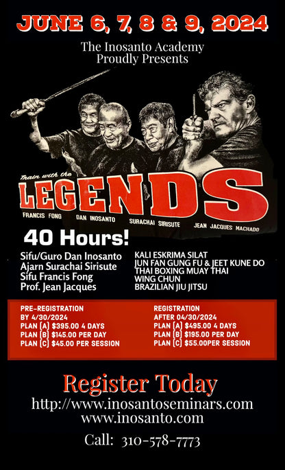 Inosanto - 2024 - Legends - 8 DVD Set
