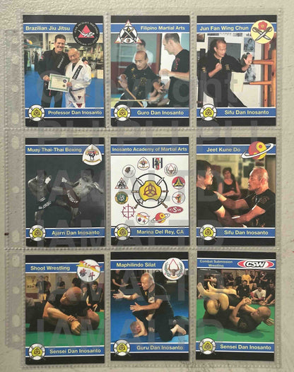 Trading Cards - Set of 9 - Guro Dan Inosanto