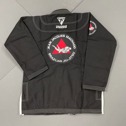 BJJ Gi - Jean Jacques Machado - Black with White Trim