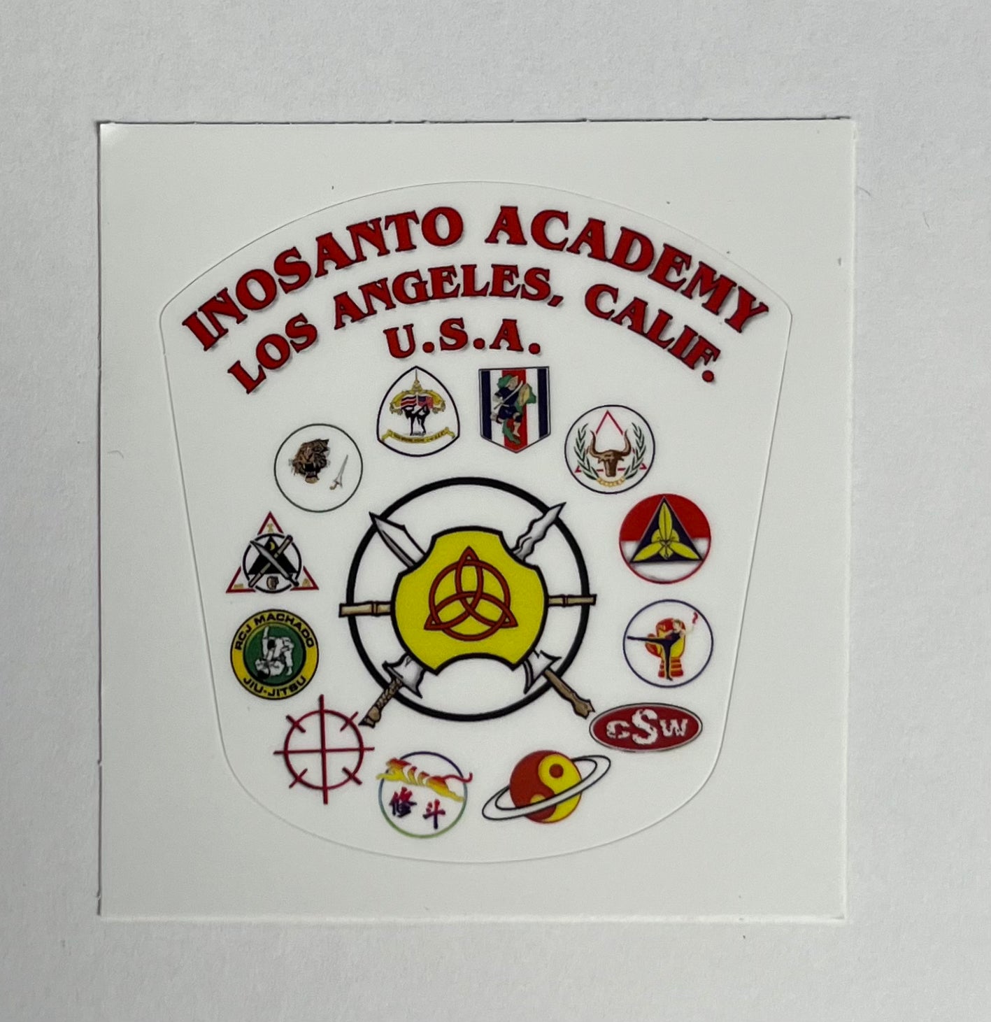 Sticker - Inosanto Academy 12 Spot 3in