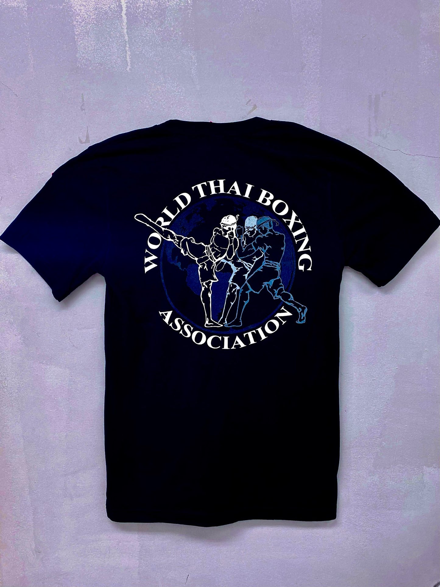 Black t-shirt with World Thai Boxing Association logo