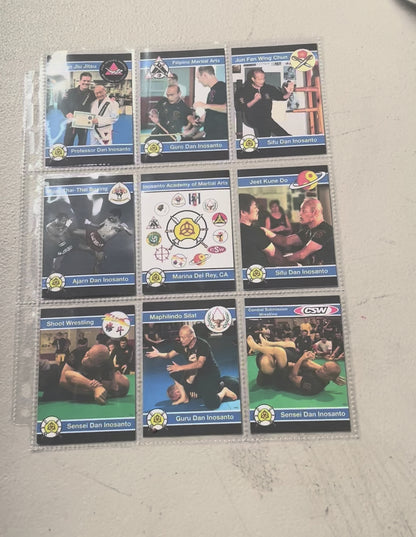 Trading Cards - Set of 9 - Guro Dan Inosanto
